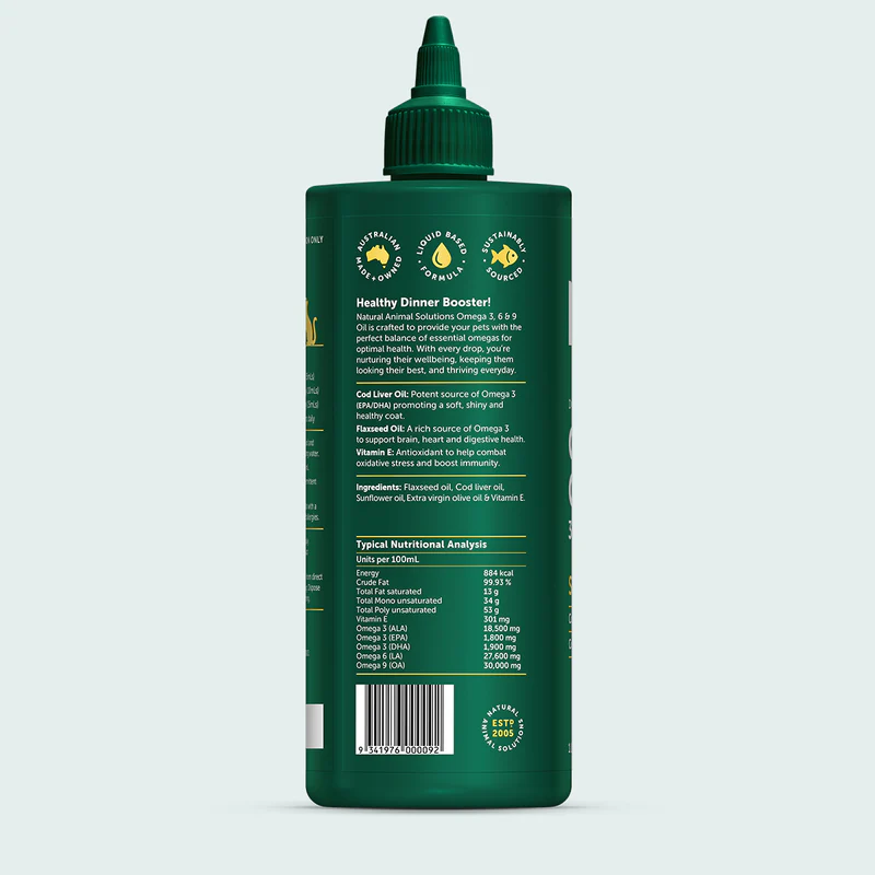 Natural Animal Solutions - Omega Oil 3, 6 & 9 - Image 4