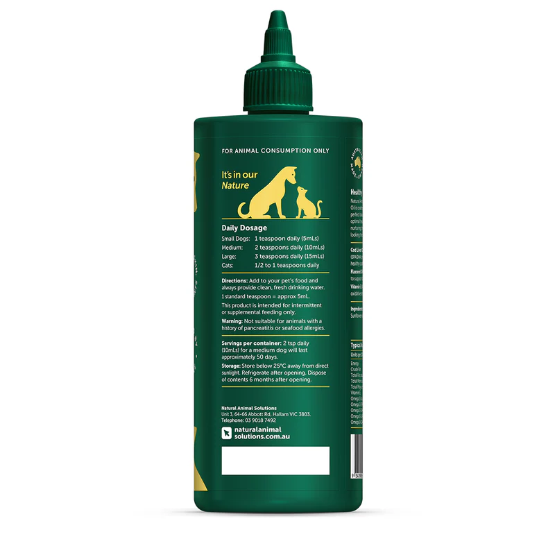 Natural Animal Solutions - Omega Oil 3, 6 & 9 - Image 5