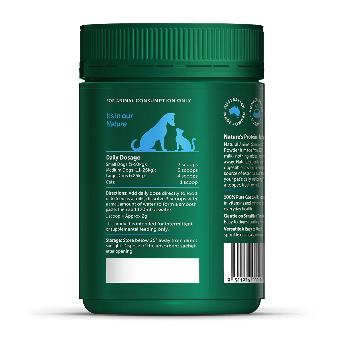 Natural Animal Solutions - Goat Milk Powder - Image 2