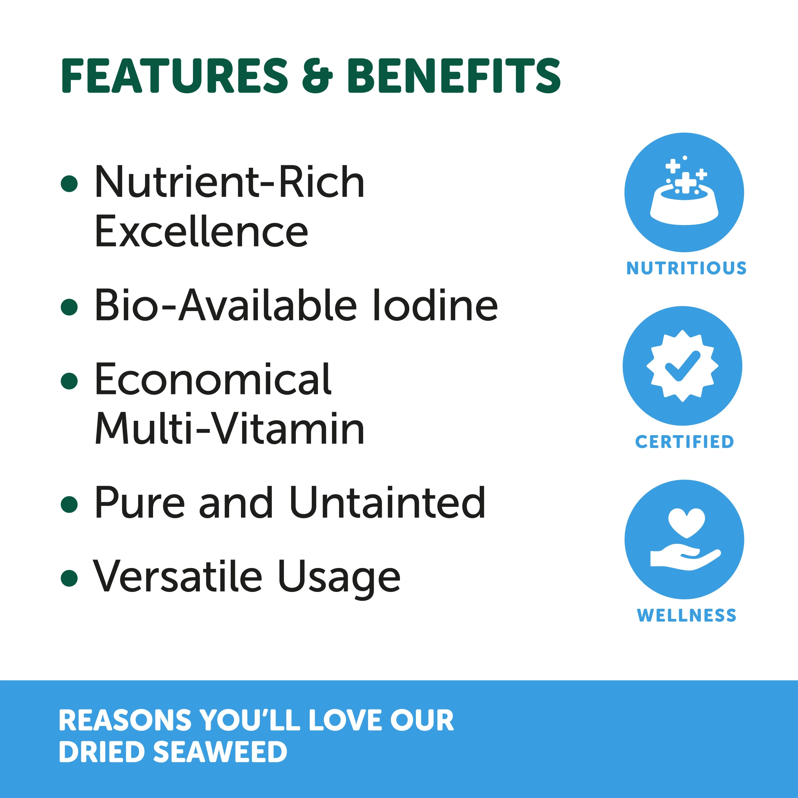 Natural Animal Solutions - Dried Seaweed - Image 6