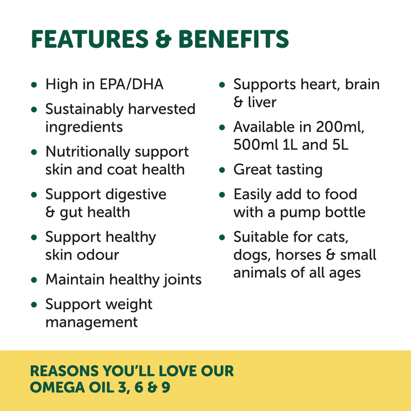 Natural Animal Solutions - Omega Oil 3, 6 & 9 - Image 9