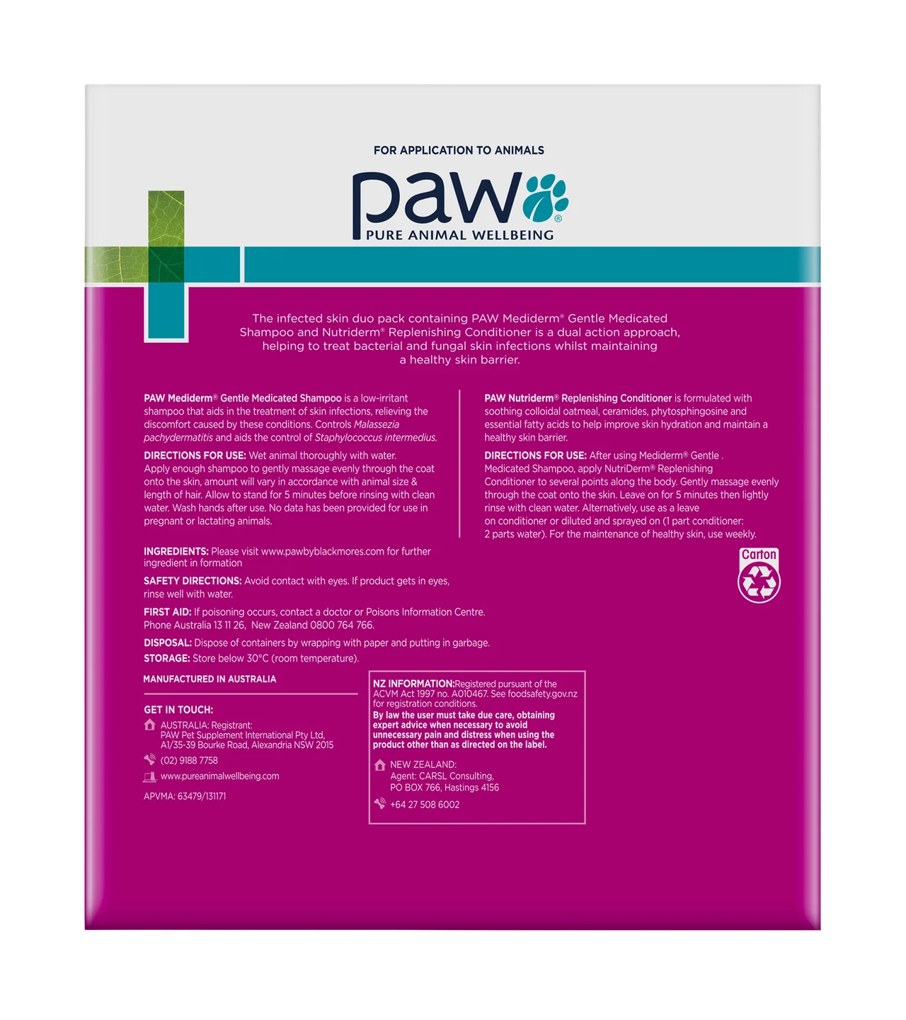 PAW - Medi-NutriDerm Duo Pack - Image 2