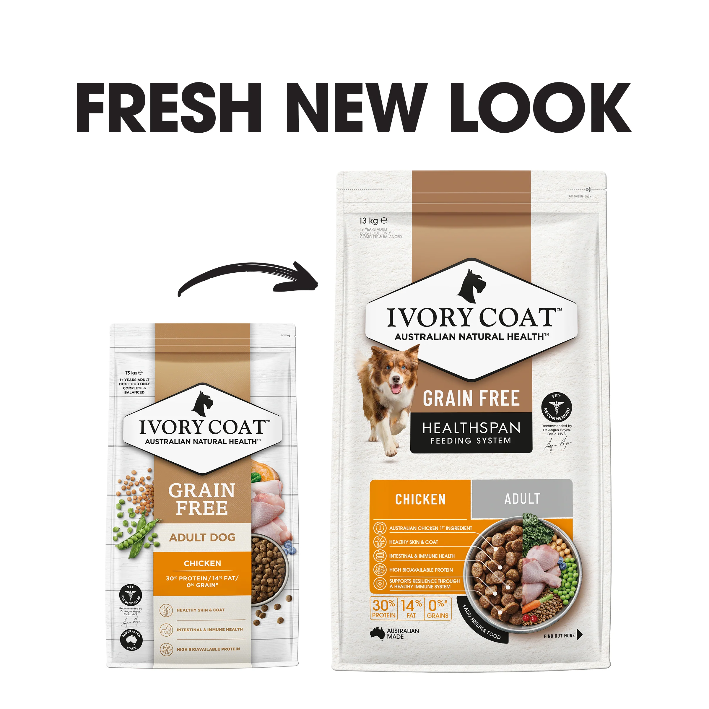 Ivory Coat - Adult Dog - GRAIN FREE - Chicken - Image 2