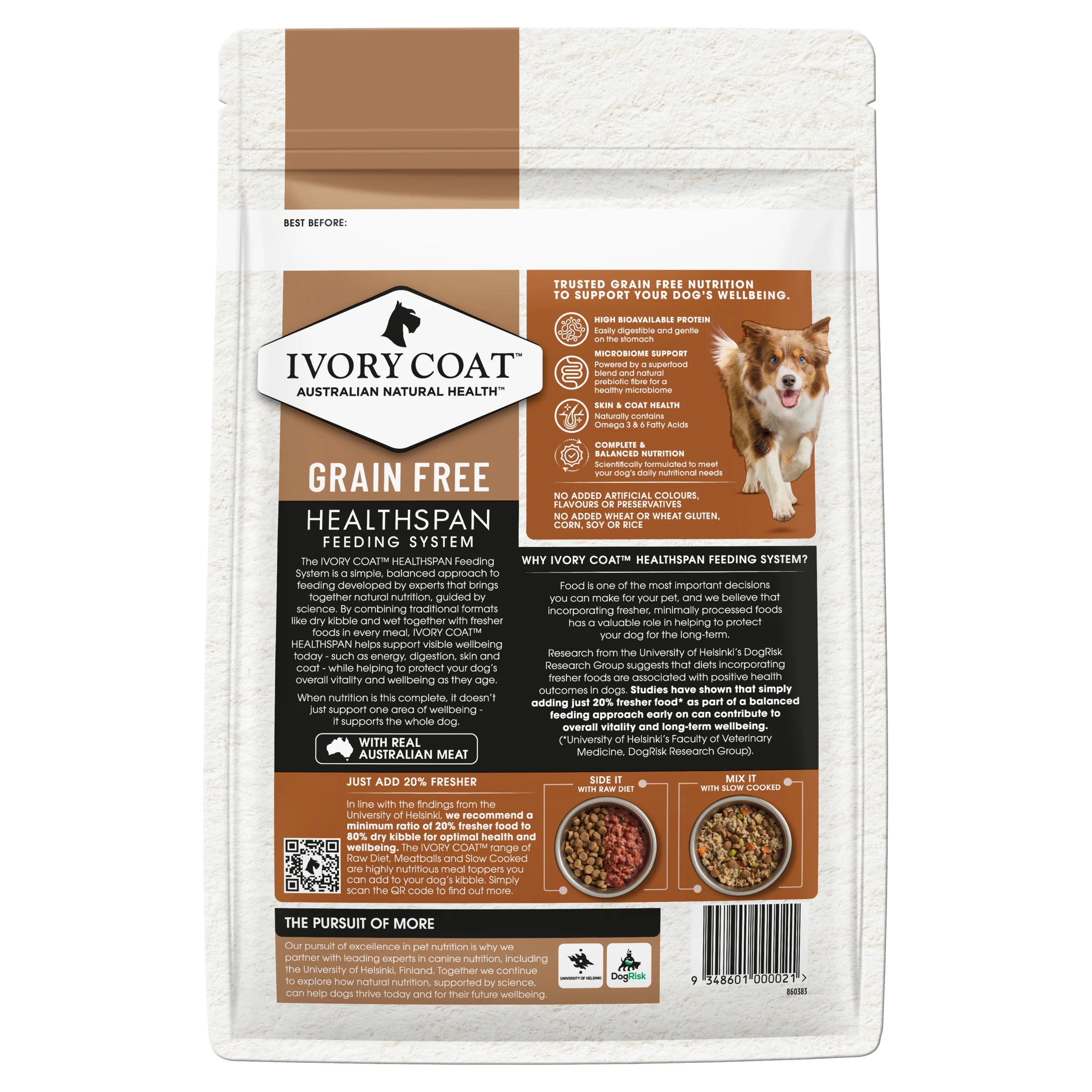 Ivory Coat - Adult Dog - GRAIN FREE - Lamb & Kangaroo - Image 3