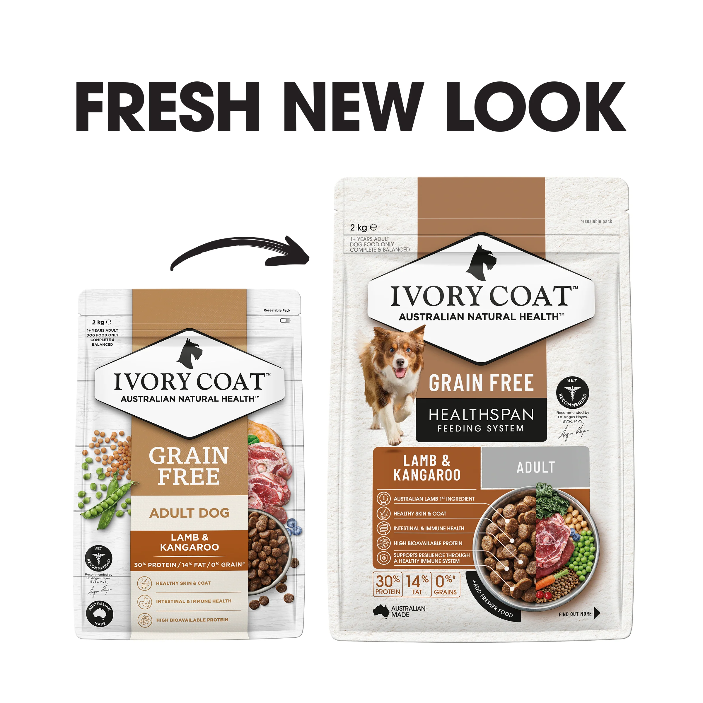 Ivory Coat - Adult Dog - GRAIN FREE - Lamb & Kangaroo - Image 2