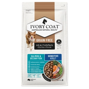Ivory Coat - Adult Dog - GRAIN FREE - Salmon & Ocean Fish