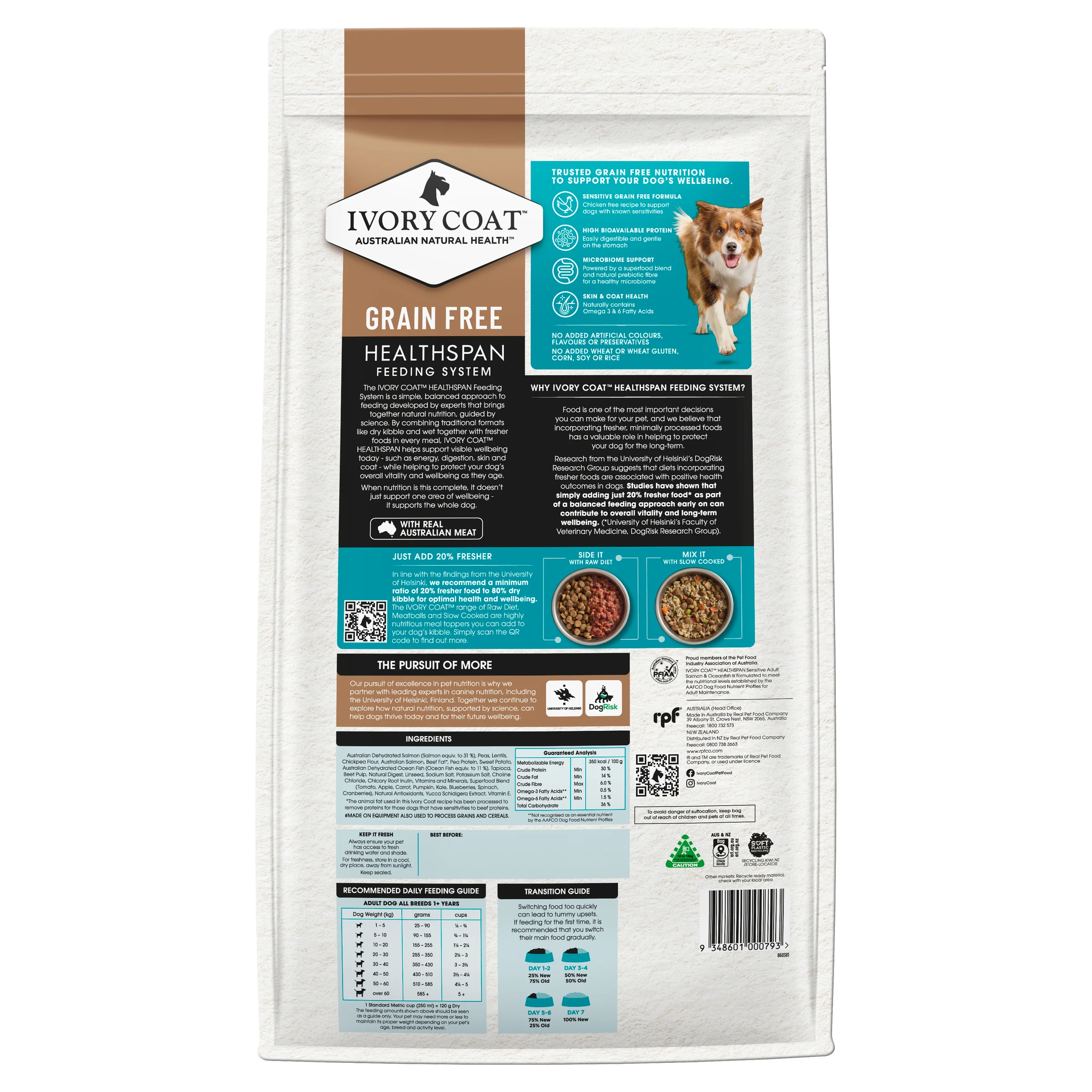 Ivory Coat - Adult Dog - GRAIN FREE - Salmon & Ocean Fish - Image 3