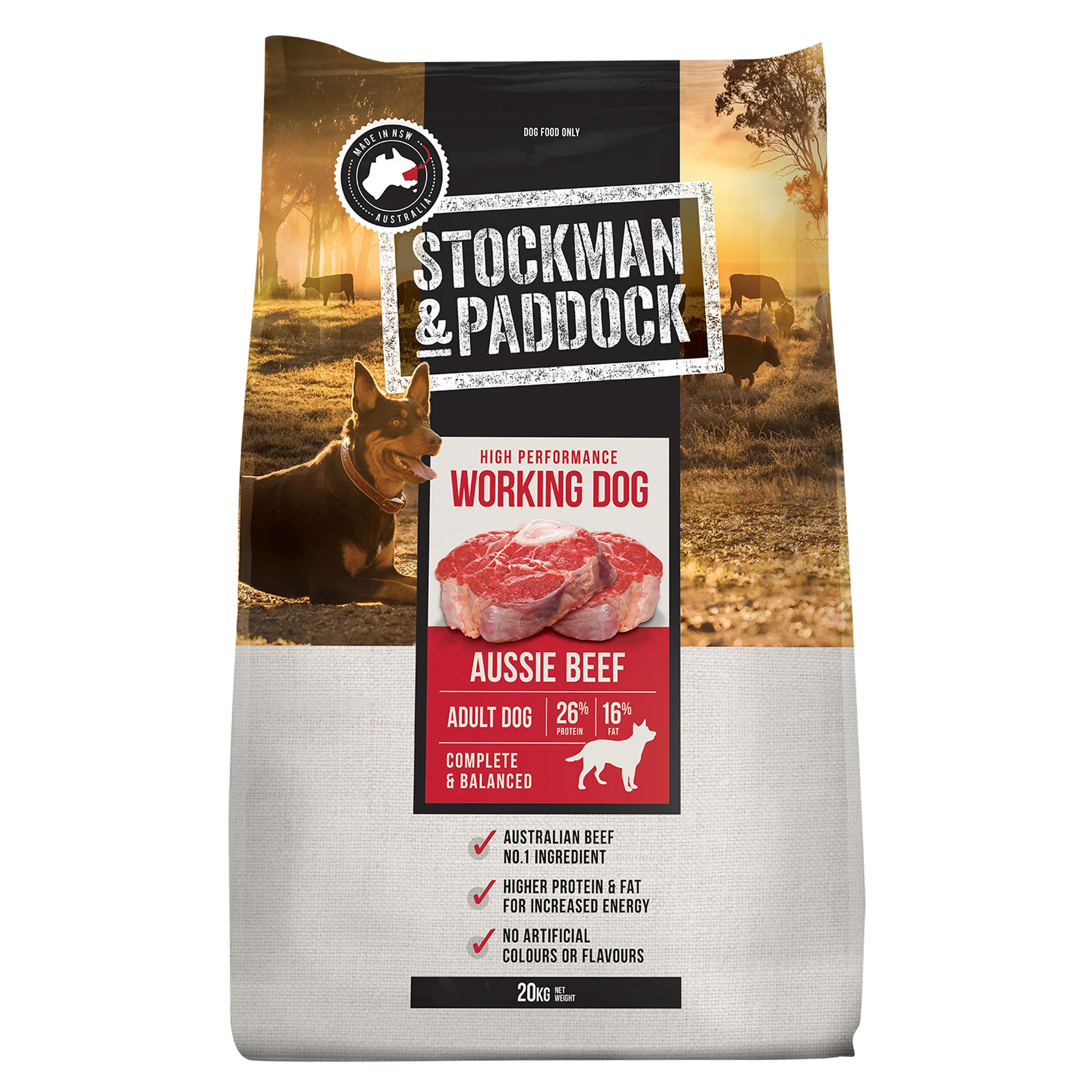 Stockman & Paddock - Adult Dog - Working Dog - Aussie Beef