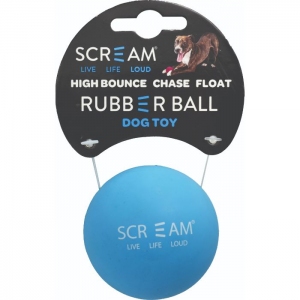 Scream - Rubber Ball - Loud Blue - Medium