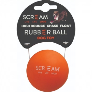 Scream - Rubber Ball - Loud Orange - Medium