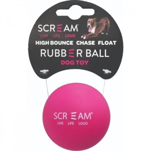 Scream - Rubber Ball - Loud Pink - Medium