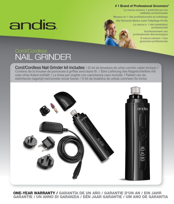 Andis - Cord/Cordless Nail Grinder - Image 2