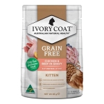 Ivory Coat - Pouches - Kitten - GRAIN FREE - Ivory Coat - Pouches - Kitten - GRAIN FREE - Chicken & Beef in Gravy - 12 x 85g