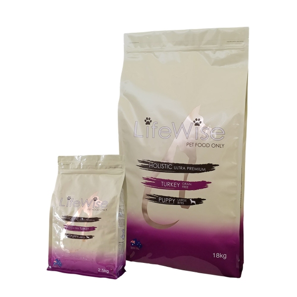 LifeWise - Puppy Stage 3 - GRAIN FREE - Turkey - Large Bites