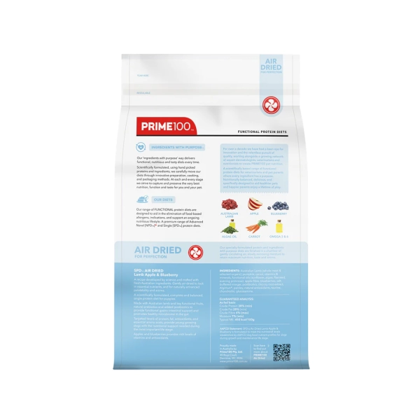 Prime100 - SPD Air Dried - Lamb, Apple & Blueberry - Puppy - Image 2
