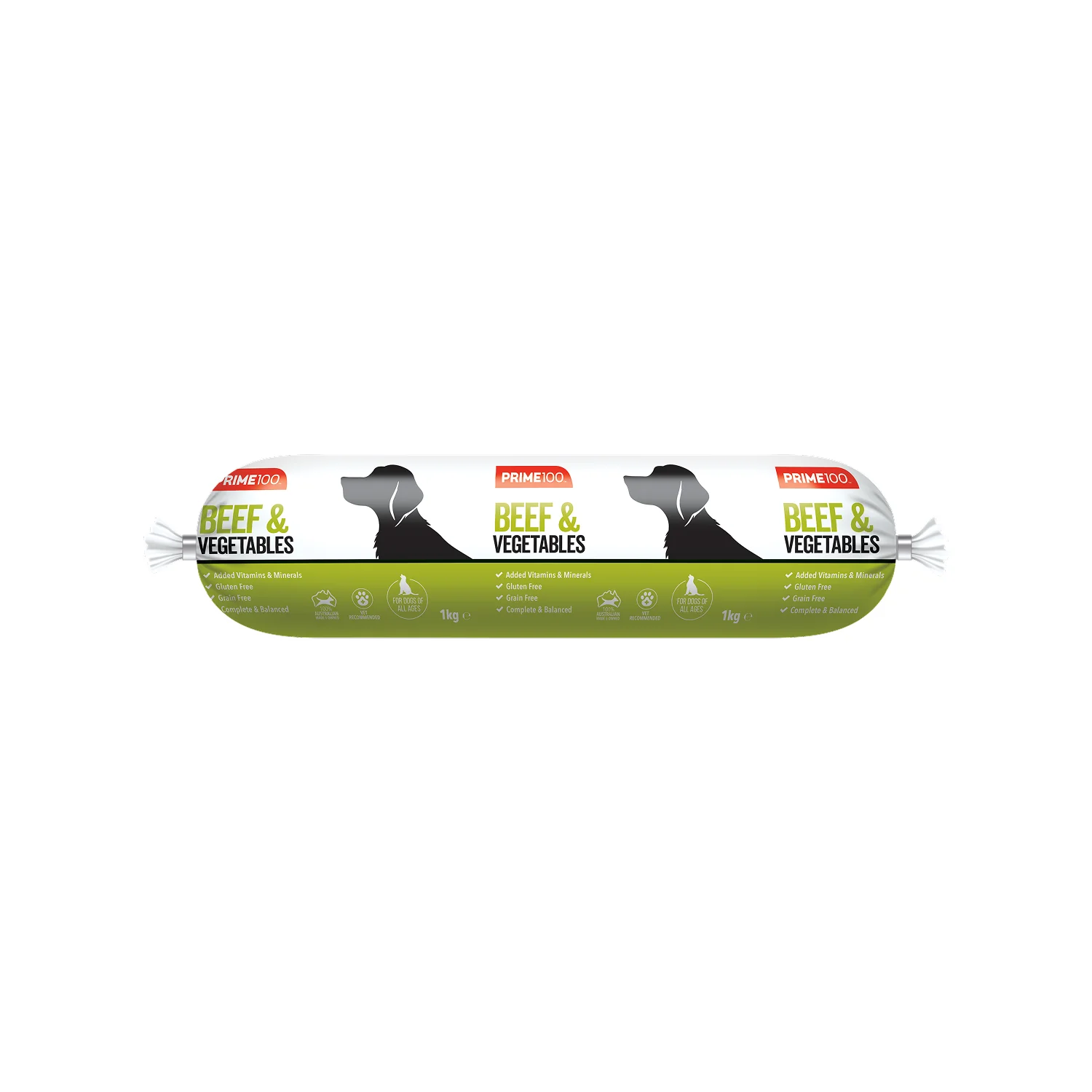 Prime100 - Beef & Vegetables - Cooked Roll - Image 4