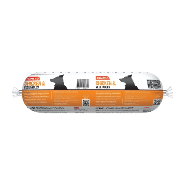 Prime100 - Chicken & Vegetables - Cooked Roll - Image 5