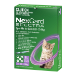 NexGard SPECTRA - Spot-On for Cats 0.8 - 2.4kg - nexgard-spectra-spot-on-for-cats-0-8-2-4kg-6-x-0-3ml-tubes