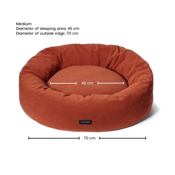 Snooza - Self-Warming Polar Fleece Cuddler - Rust - Image 9