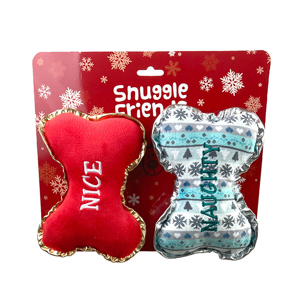 Snuggle Friends - Christmas Plush Bone Set