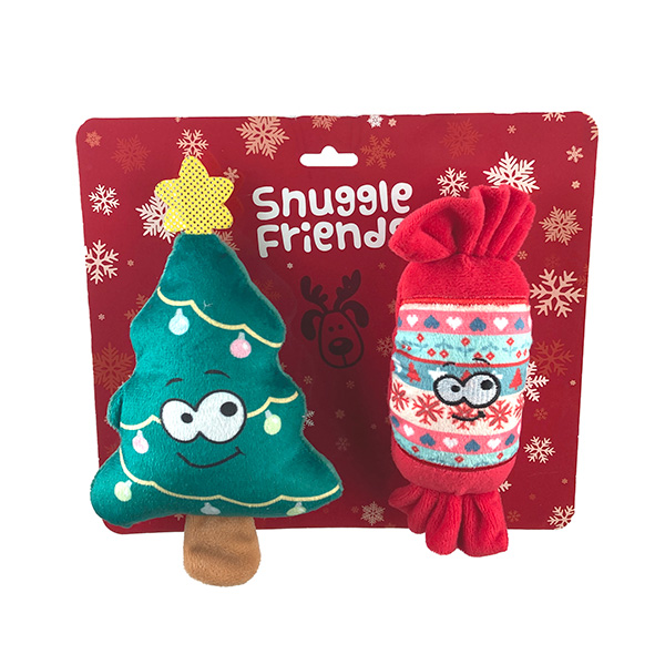 Snuggle Friends - Christmas Plush Candy & Tree Set