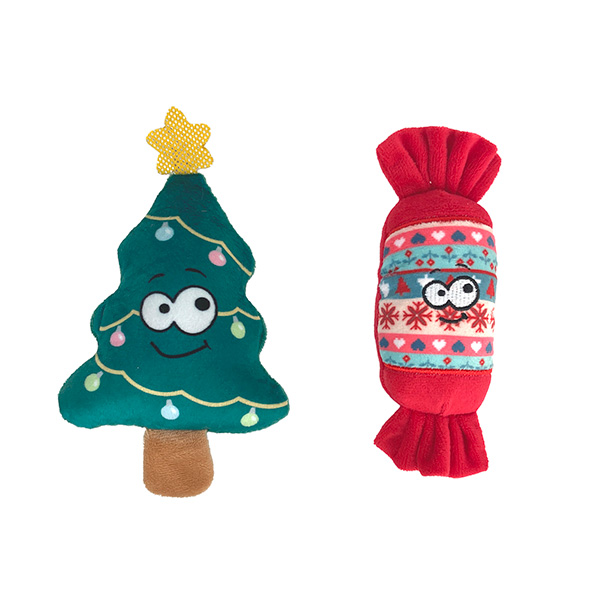 Snuggle Friends - Christmas Plush Candy & Tree Set - Image 2