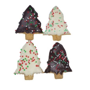 Huds and Toke - Carob & Yogurt Frosted Christmas Tree