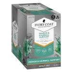 Ivory Coat - Adult Cat - Wet Food Trays - Inspired By Raw - Indoor & Hairball Support - ivory-coat-adult-cat-wet-food-trays-inspired-by-raw-indoor-hairball-support-12-x-85g
