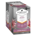 Ivory Coat - Kitten - Wet Food Trays - Inspired By Raw - Kitten Immunity - ivory-coat-kitten-wet-food-trays-inspired-by-raw-kitten-immunity-12-x-85g