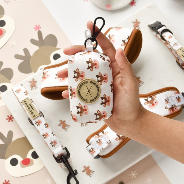 Cocopup London - Poop Bag Holder - Ralphie Reindeer