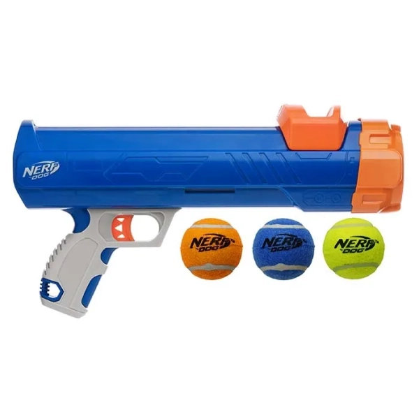 NERF DOG - Mini Tennis Ball Blaster Set - Image 2