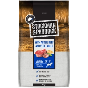 Stockman & Paddock - Adult Dog - Aussie Beef and Vegetables