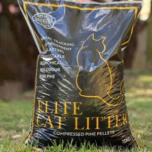 Elite Wood Pellets - Cat Litter - Compressed Pine Pellets