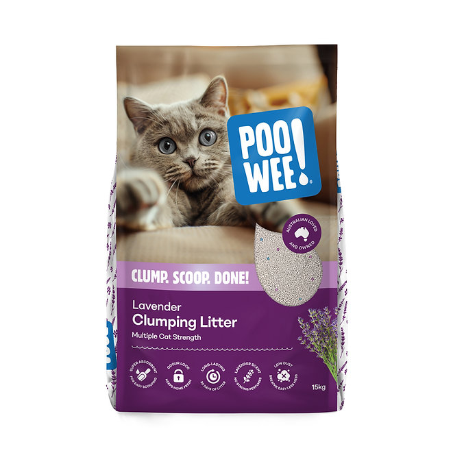 PooWee! - Lavender Clumping Litter