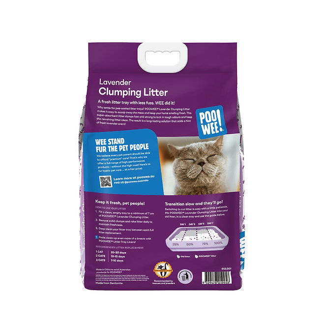 PooWee! - Lavender Clumping Litter - Image 3
