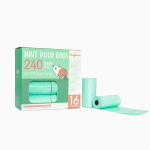 Hugsmart - Mint Poop Bags