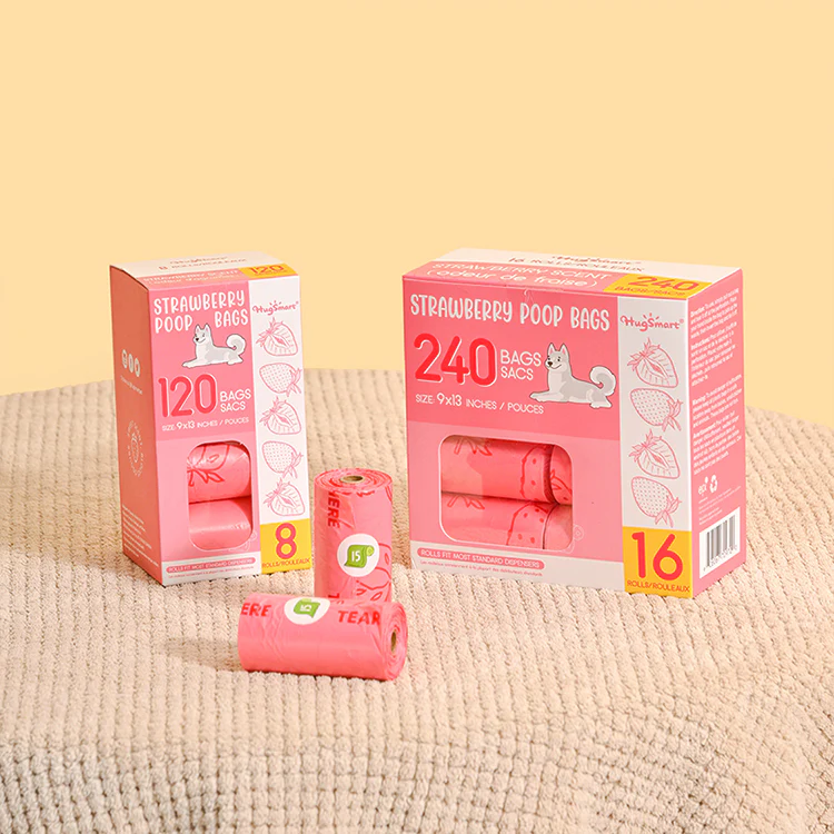 Hugsmart - Strawberry Poop Bags - Image 5