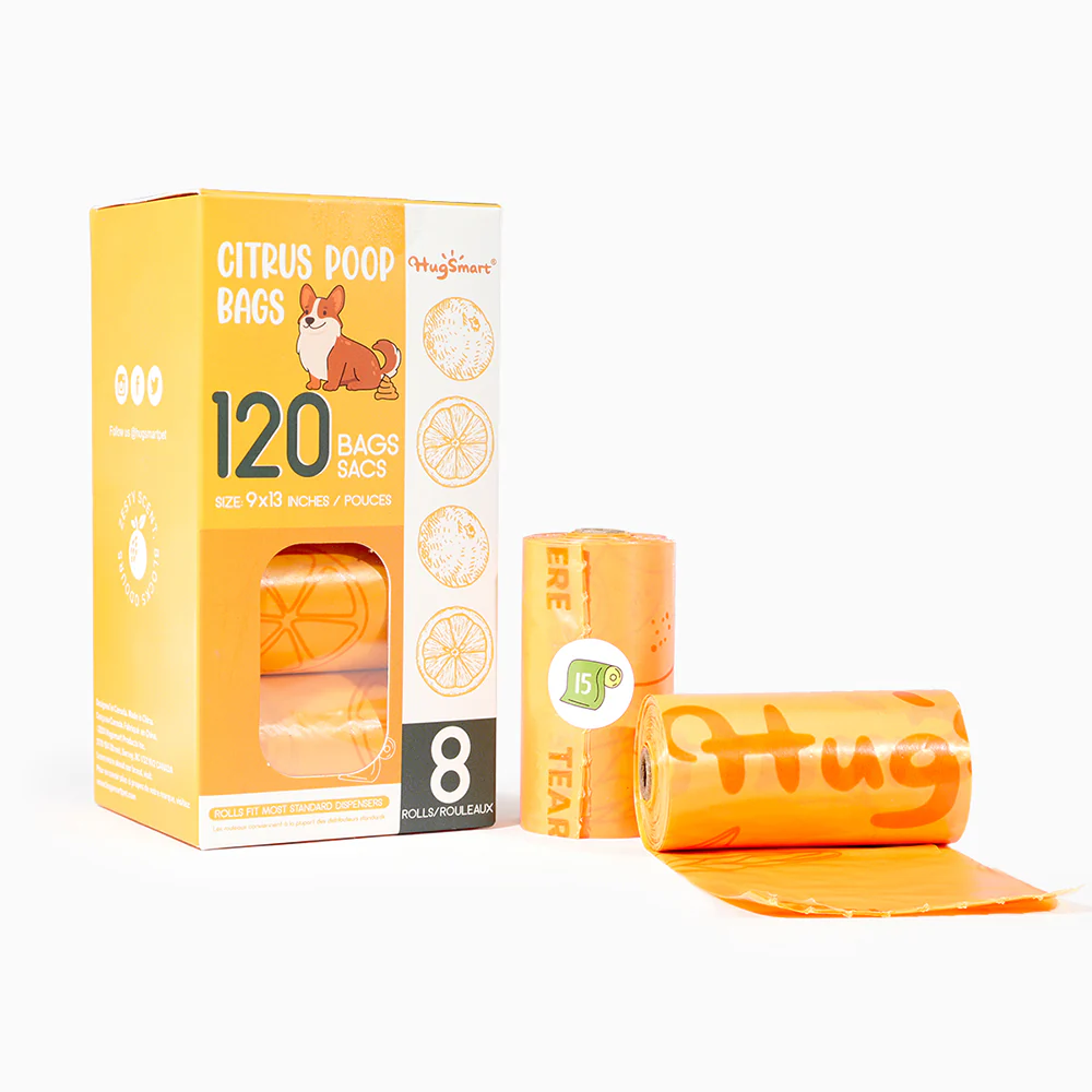 Hugsmart - Citrus Poop Bags