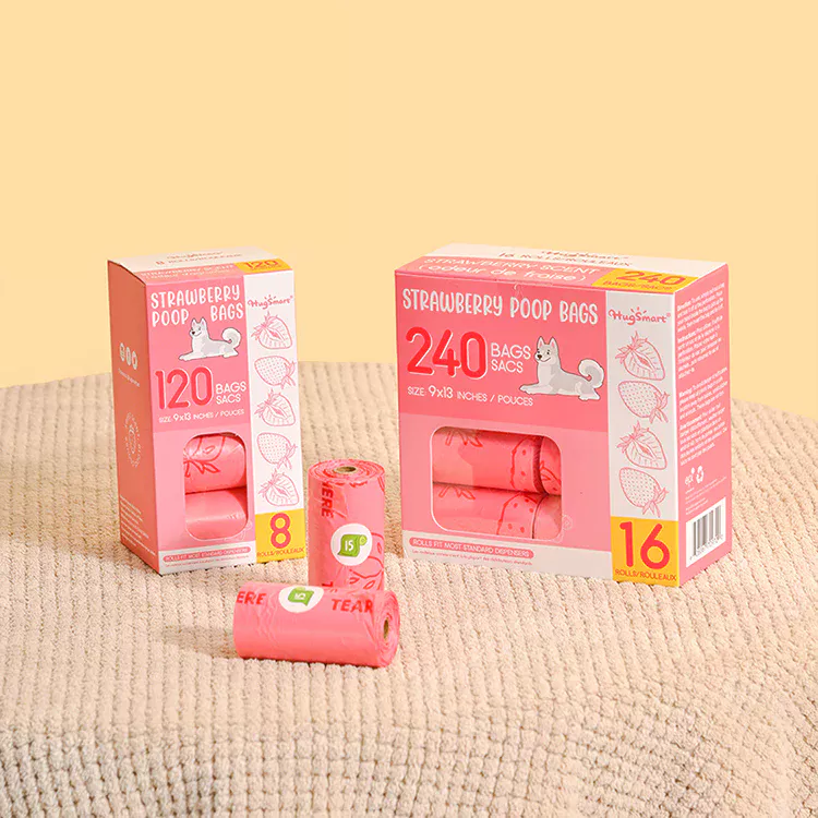 Hugsmart - Strawberry Poop Bags - Image 5