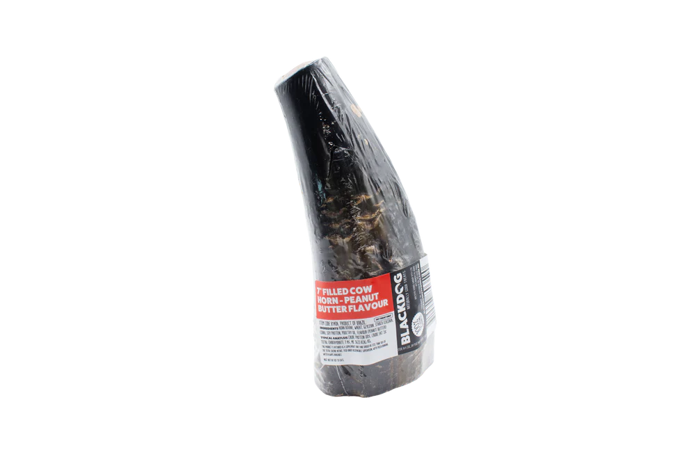 Blackdog - Filled Cow Horn - Peanut Butter Flavour