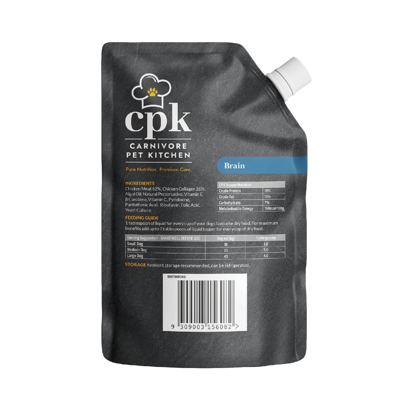 Carnivore Pet Kitchen - Meal Topper For Dogs - Brain (EXP 11/26) - Image 3