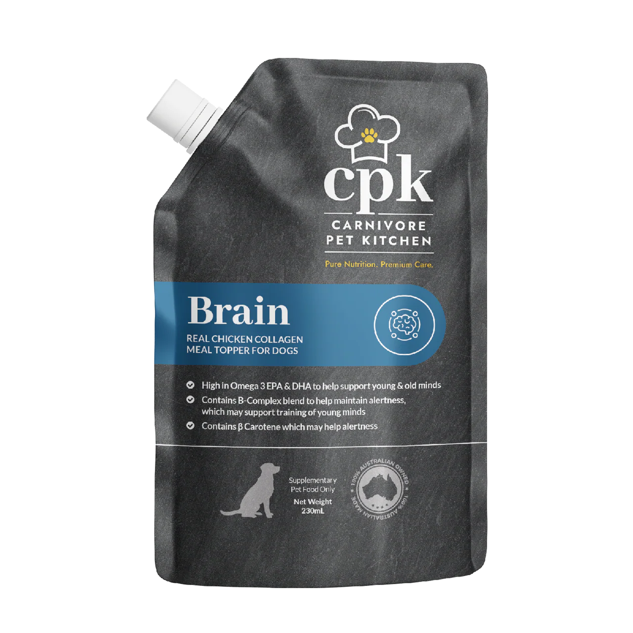 Carnivore Pet Kitchen - Meal Topper For Dogs - Brain (EXP 11/26)
