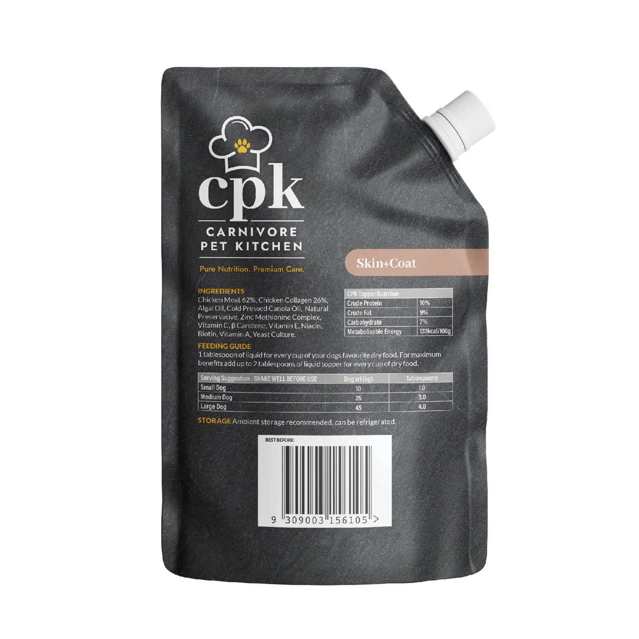 Carnivore Pet Kitchen - Meal Topper For Dogs - Skin & Coat (EXP 11/26) - Image 3