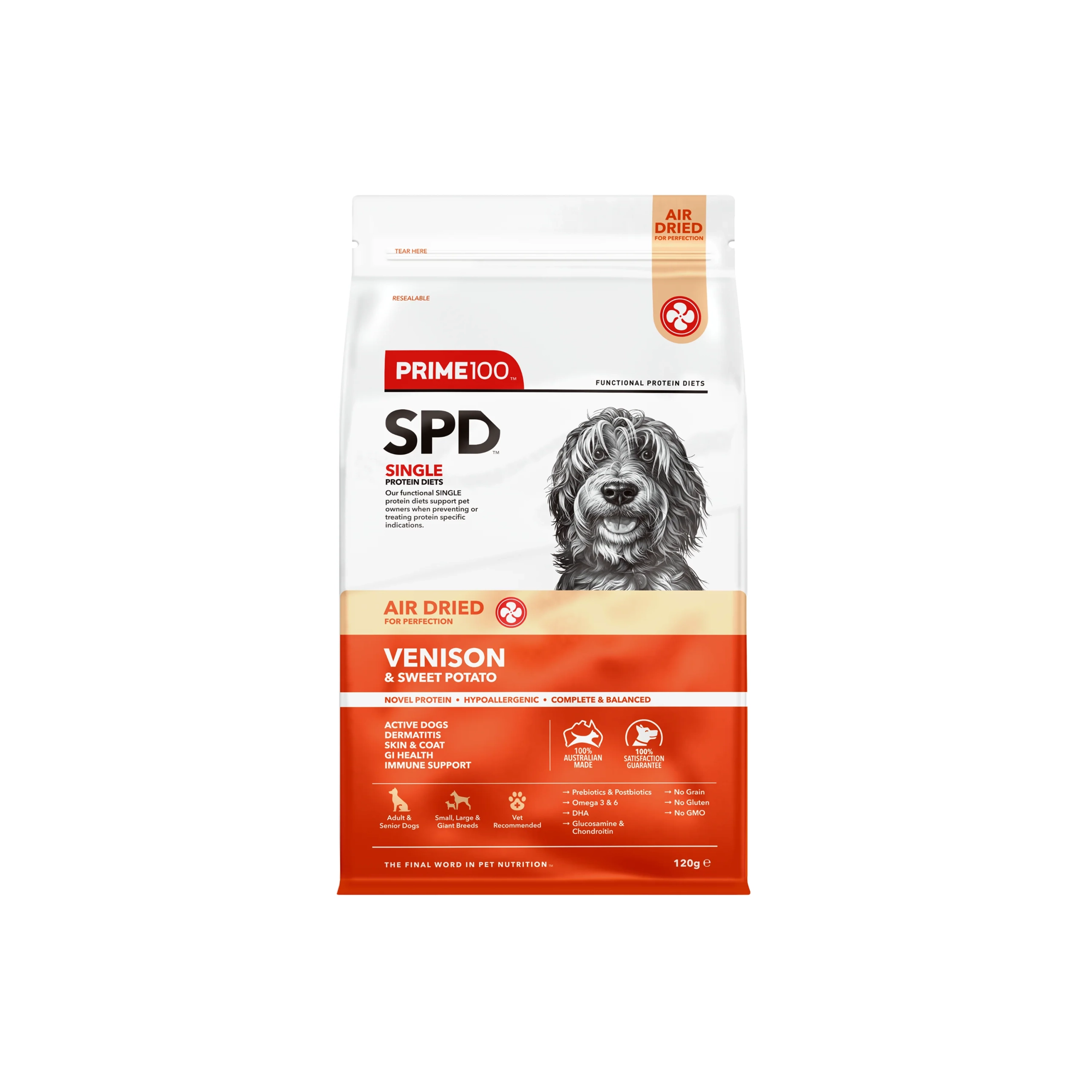 Prime100 - SPD Air Dried - Venison & Sweet Potato - Image 3