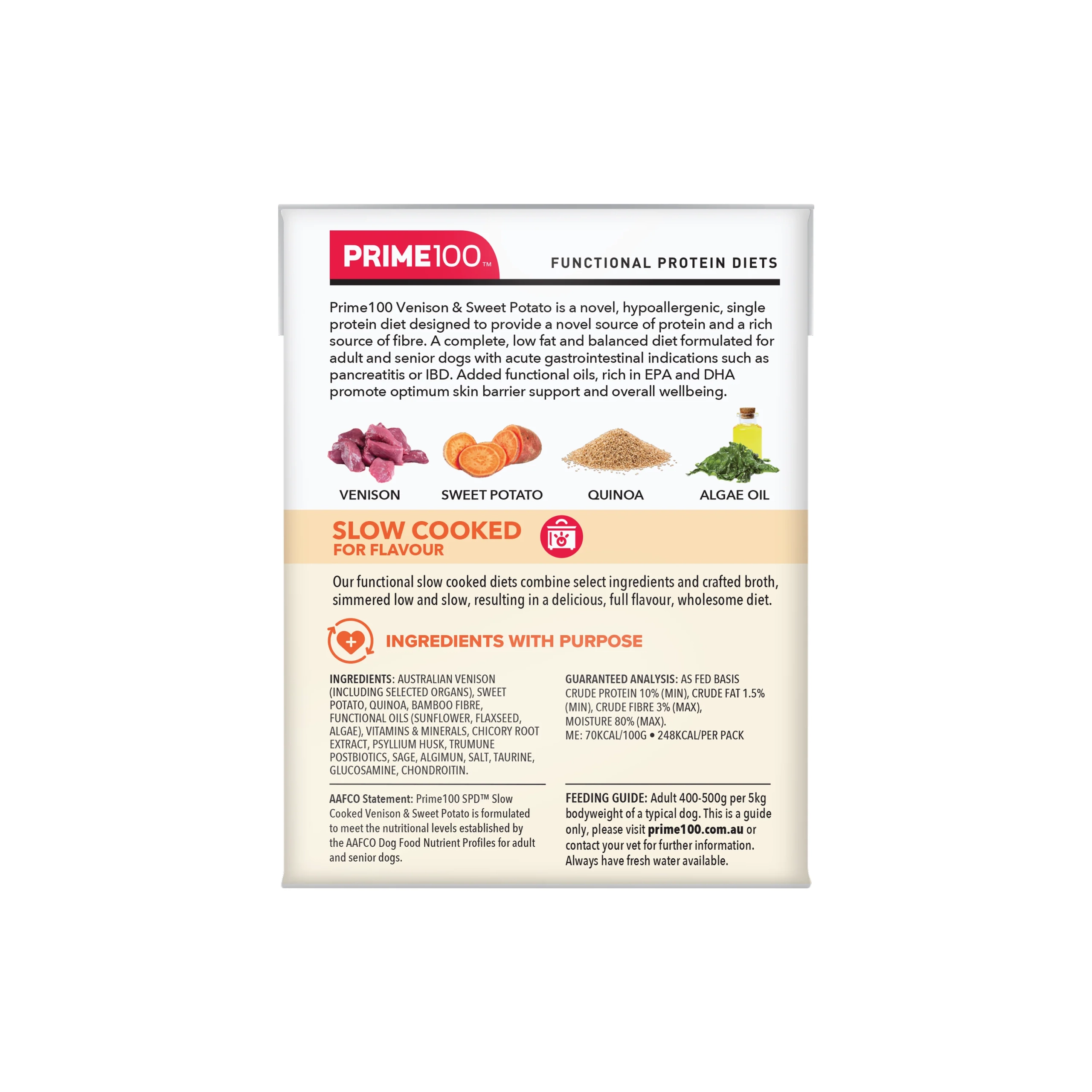 Prime100 - SPD Slow Cooked Venison & Sweet Potato - Image 4