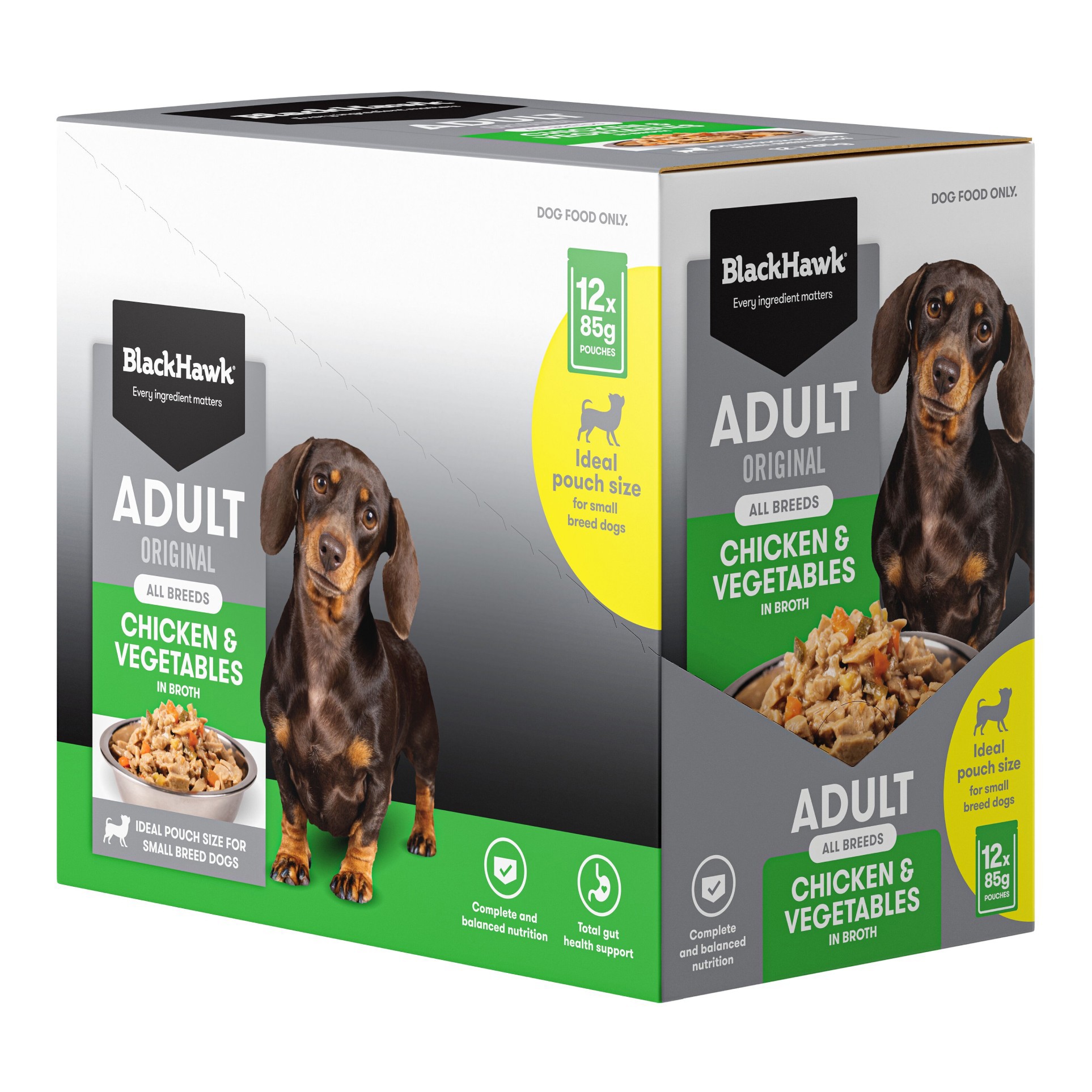 Black Hawk - Wet Food Pouches - Adult Dog - Chicken & Vegetables - Image 7