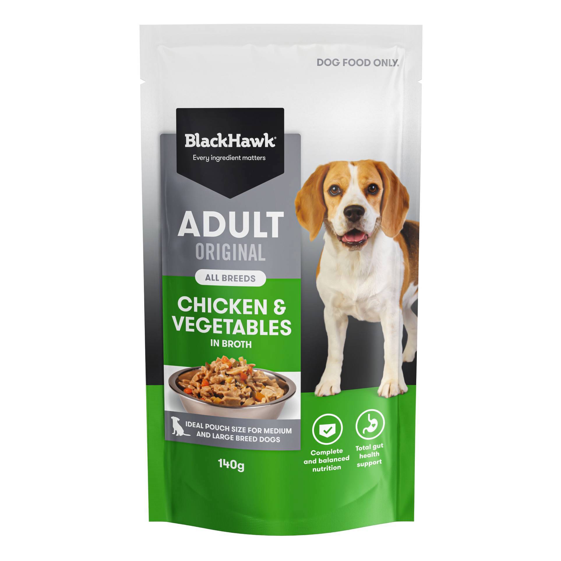 Black Hawk - Wet Food Pouches - Adult Dog - Chicken & Vegetables - Image 3