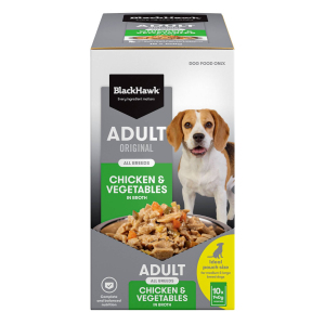 Black Hawk - Wet Food Pouches - Adult Dog - Chicken & Vegetables