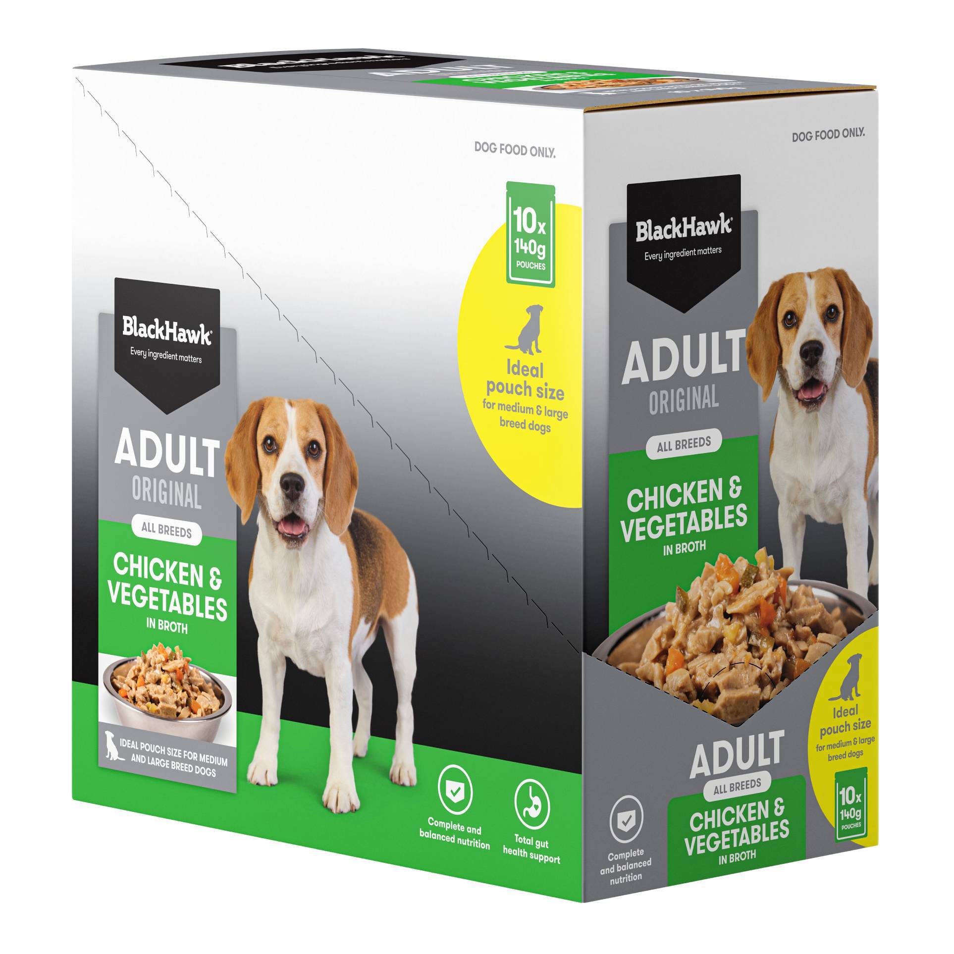 Black Hawk - Wet Food Pouches - Adult Dog - Chicken & Vegetables - Image 4