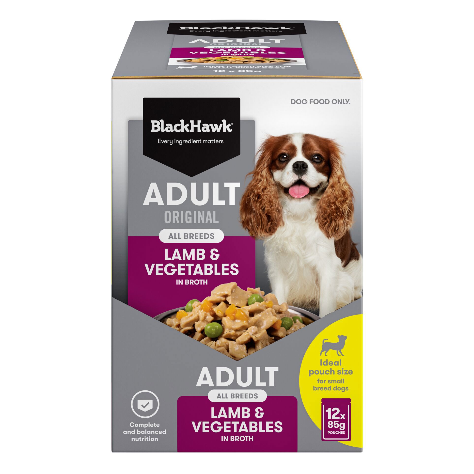 Black Hawk - Wet Food Pouches - Adult Dog - Lamb & Vegetables - Image 2